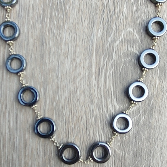Hematite Women's Necklace - Picture 5 of 6